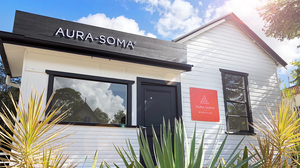 Front of Aura-Soma Australian shop in sunshine