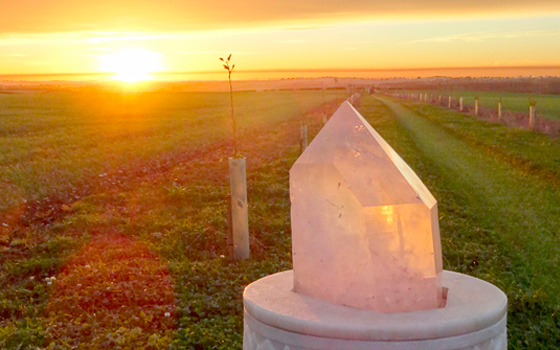 Quartz stone on Shire Farm